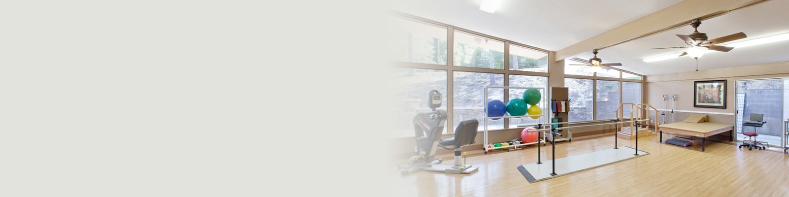 The rehab gym at Rock Creek