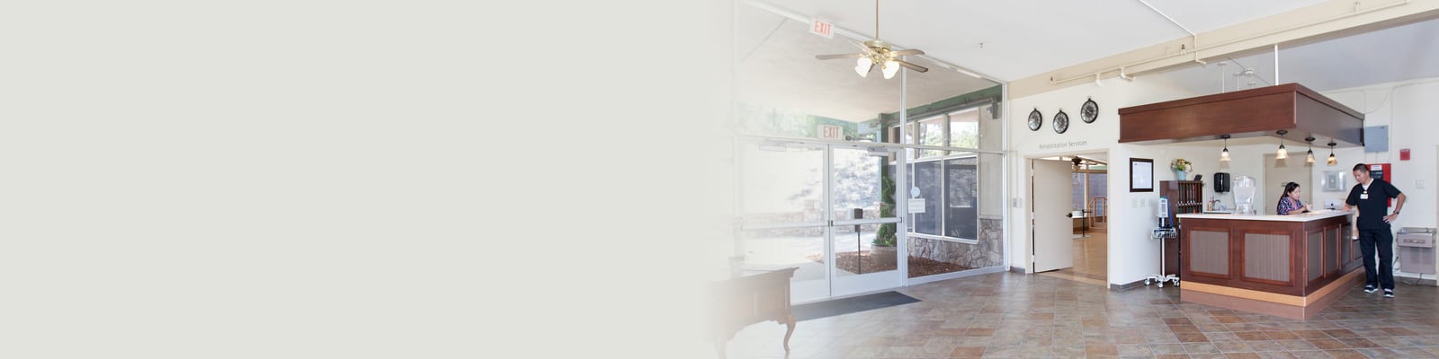 The lobby at Rock Creek