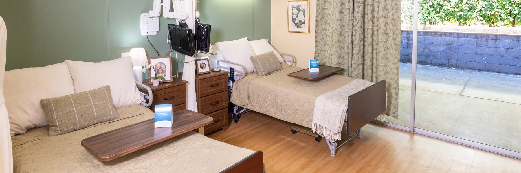 Semi-private room at Rock Creek Care Center