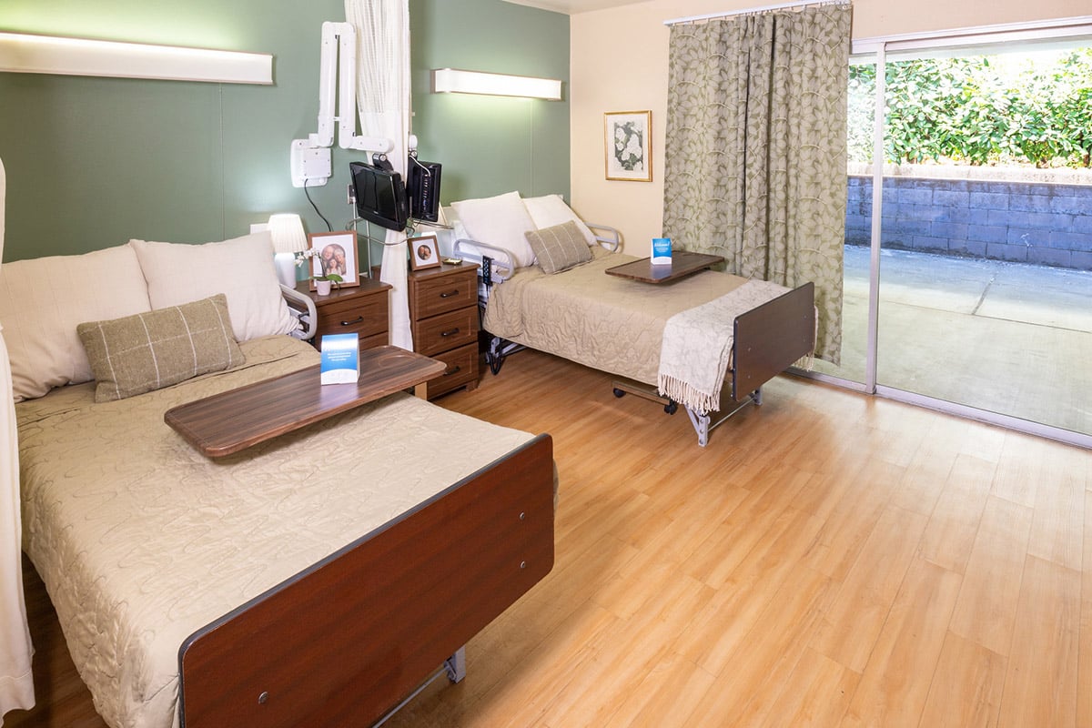 Semi-private room at Rock Creek Care Center
