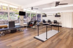 Physical therapy gym at Rock Creek Care Center